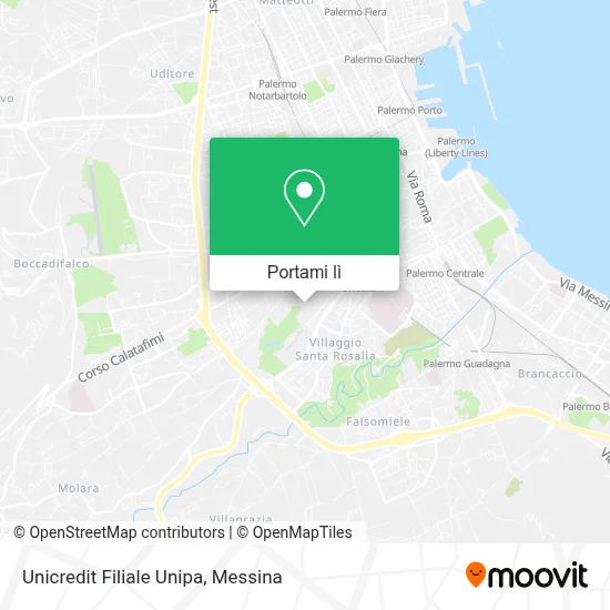Mappa Unicredit Filiale Unipa