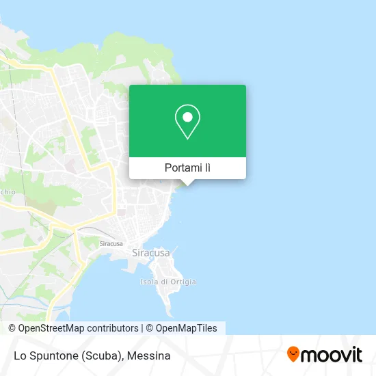 Mappa Lo Spuntone (Scuba)