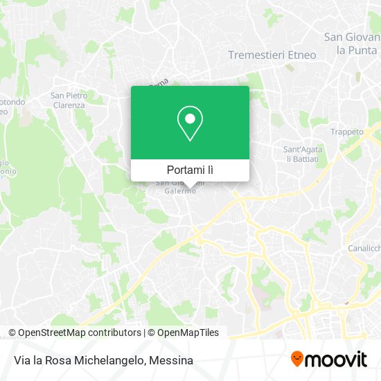 Mappa Via la Rosa Michelangelo