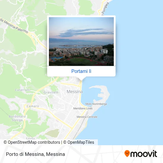 Mappa Porto di Messina