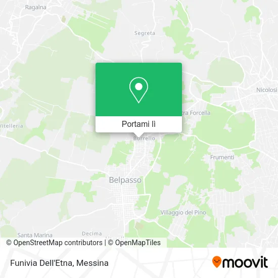 Mappa Funivia Dell'Etna