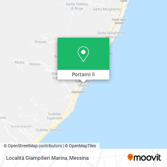 Mappa Località Giampilieri Marina