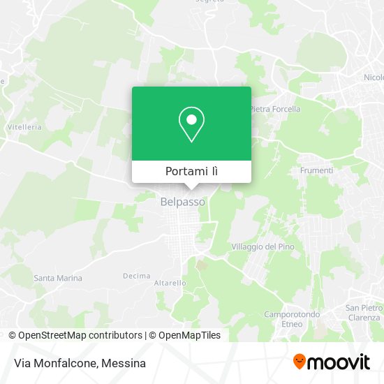 Mappa Via Monfalcone