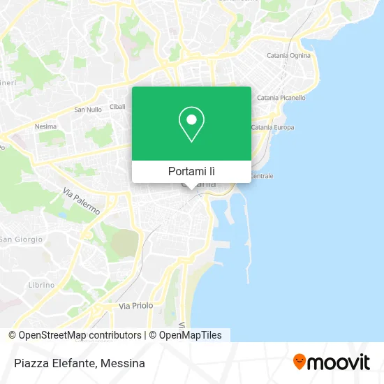Mappa Piazza Elefante
