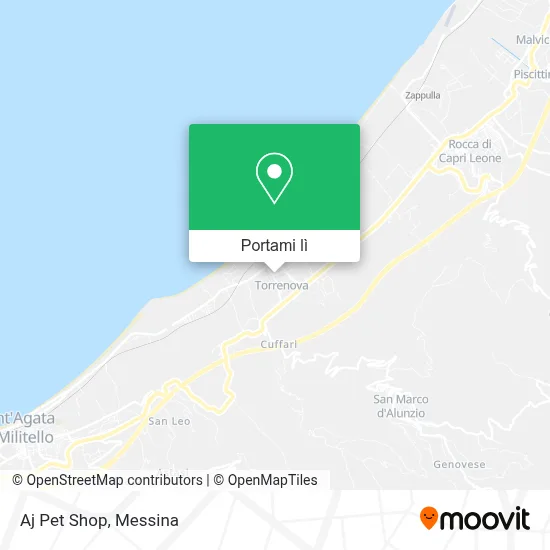 Mappa Aj Pet Shop