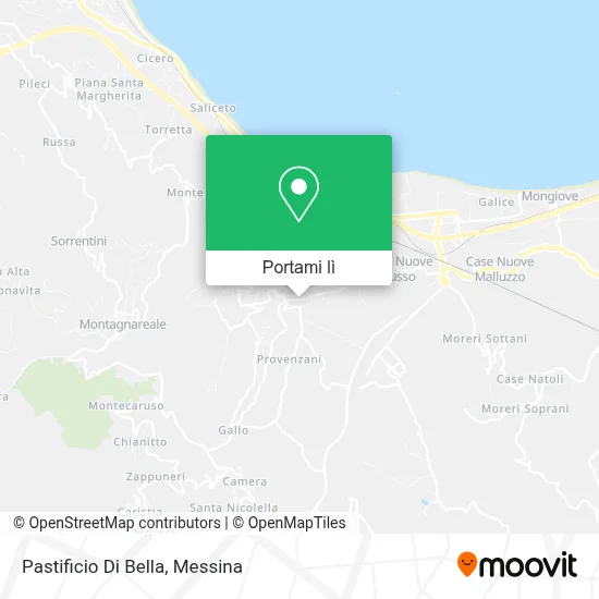 Mappa Pastificio Di Bella