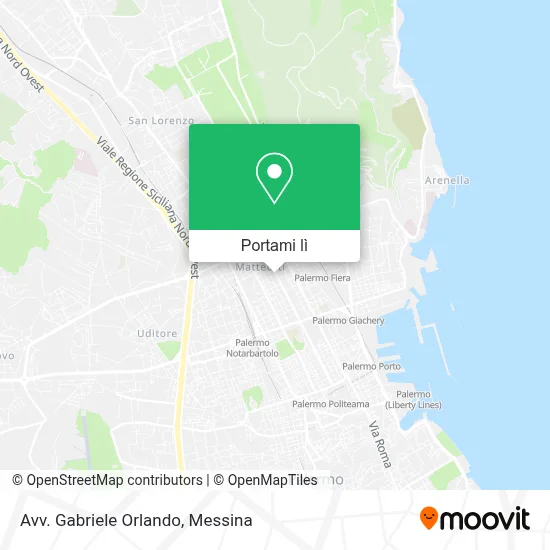 Mappa Avv. Gabriele Orlando