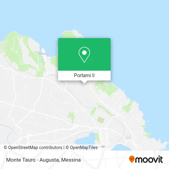 Mappa Monte Tauro  - Augusta