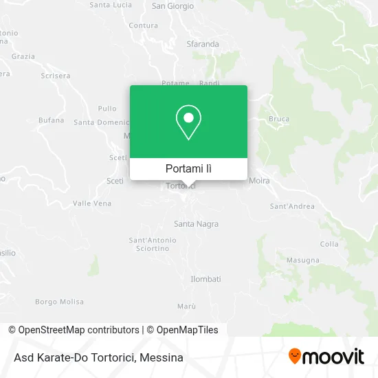 Mappa Asd Karate-Do Tortorici