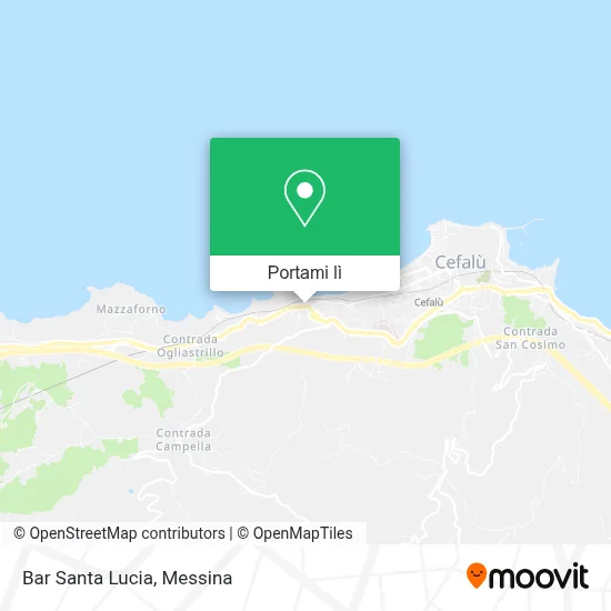 Mappa Bar Santa Lucia