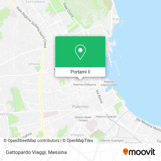 Mappa Gattopardo Viaggi