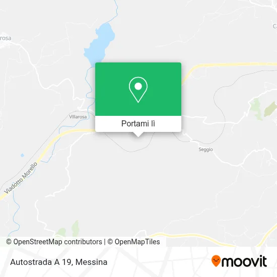 Mappa Autostrada A 19