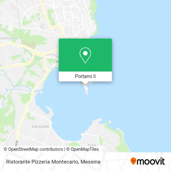 Mappa Ristorante Pizzeria Montecarlo