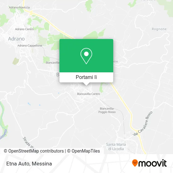 Mappa Etna Auto