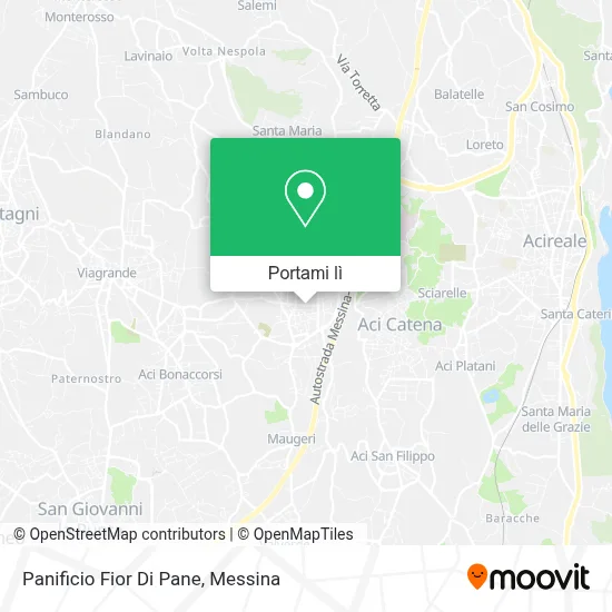 Mappa Panificio Fior Di Pane