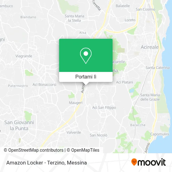 Mappa Amazon Locker - Terzino
