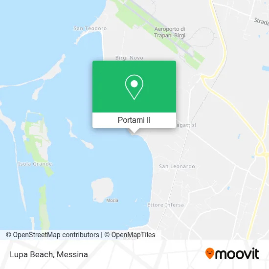Mappa Lupa Beach