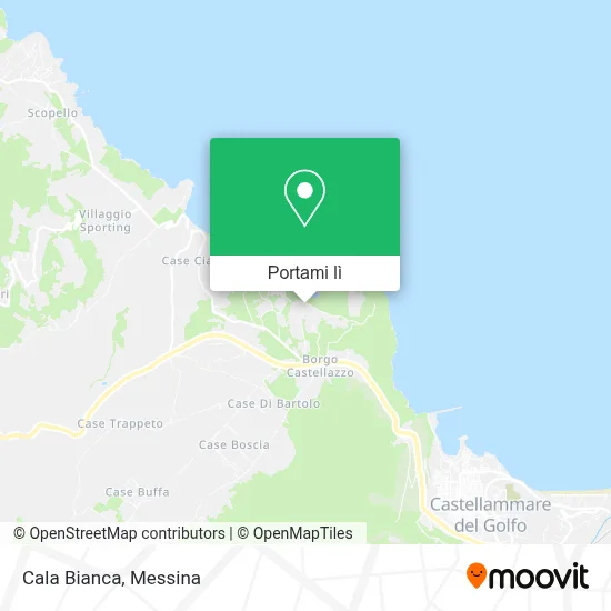 Mappa Cala Bianca
