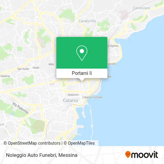 Mappa Noleggio Auto Funebri