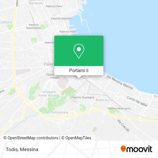Mappa Todis
