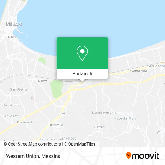 Mappa Western Union