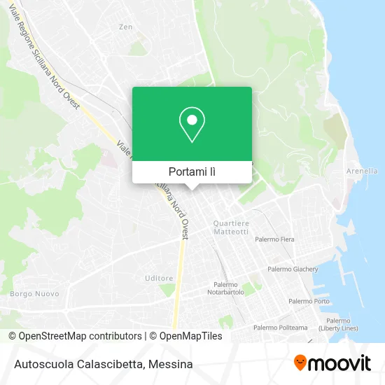 Mappa Autoscuola Calascibetta