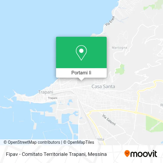 Mappa Fipav - Comitato Territoriale Trapani