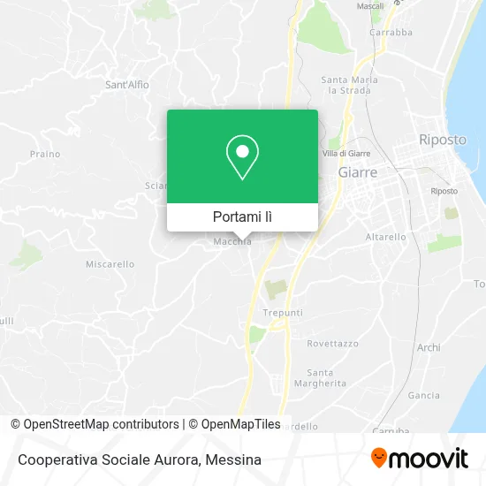 Mappa Cooperativa Sociale Aurora