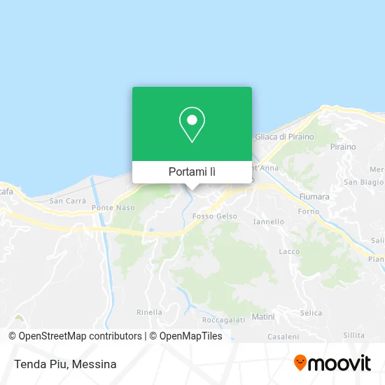 Mappa Tenda Piu