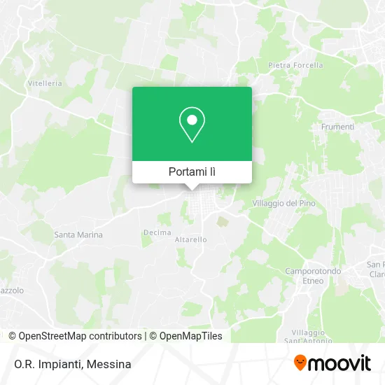 Mappa O.R. Impianti