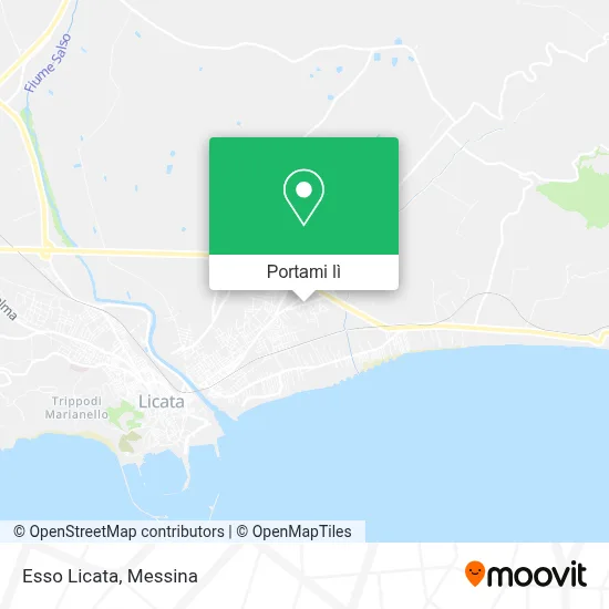 Mappa Esso Licata