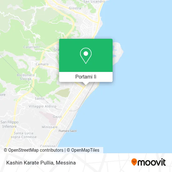 Mappa Kashin Karate Pullia