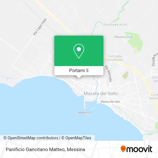 Mappa Panificio Gancitano Matteo