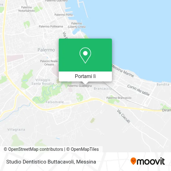 Mappa Studio Dentistico Buttacavoli