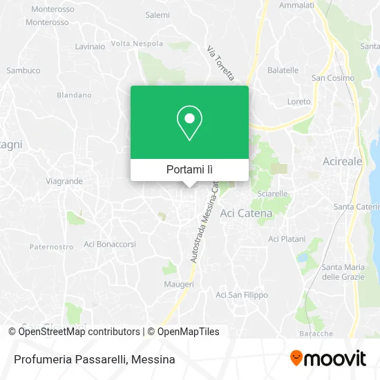 Mappa Profumeria Passarelli