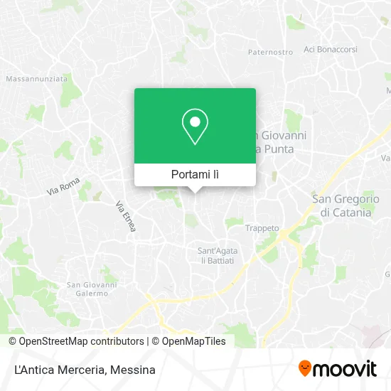 Mappa L'Antica Merceria