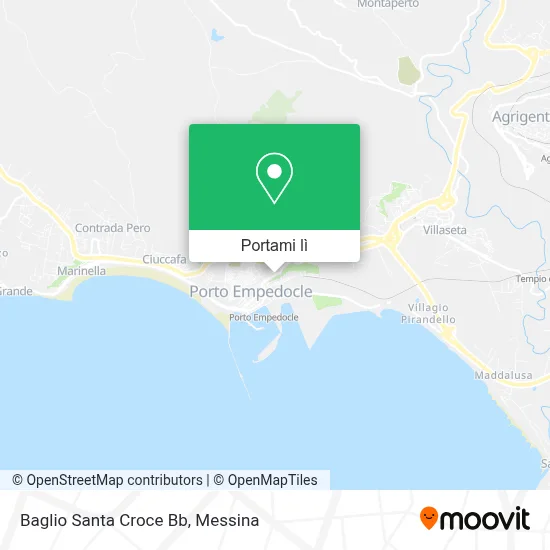 Mappa Baglio Santa Croce Bb