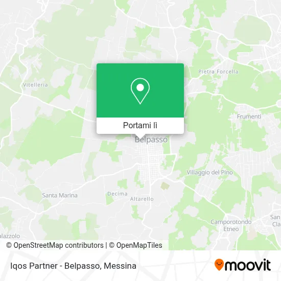 Mappa Iqos Partner - Belpasso