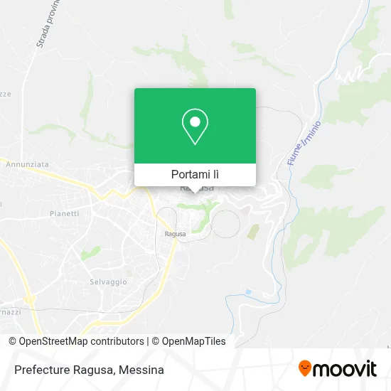 Mappa Prefecture Ragusa
