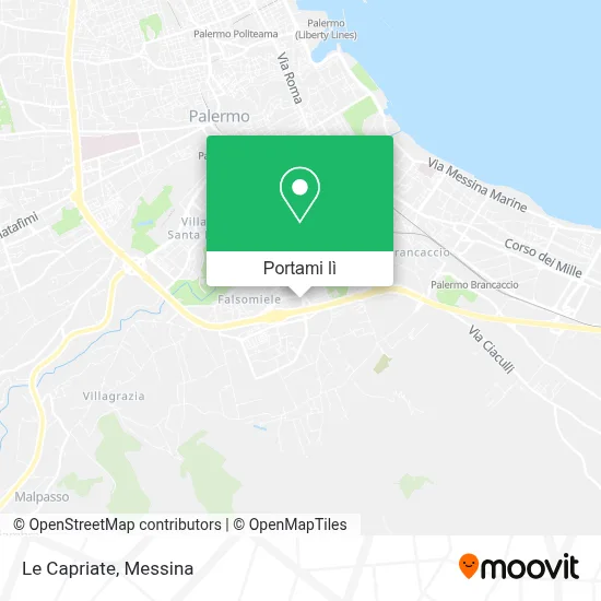 Mappa Le Capriate