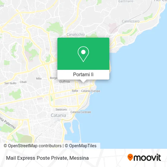 Mappa Mail Express Poste Private