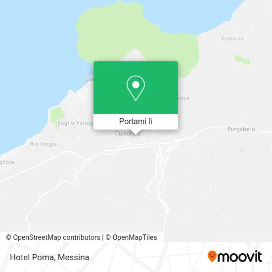Mappa Hotel Poma