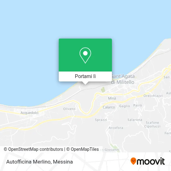 Mappa Autofficina Merlino
