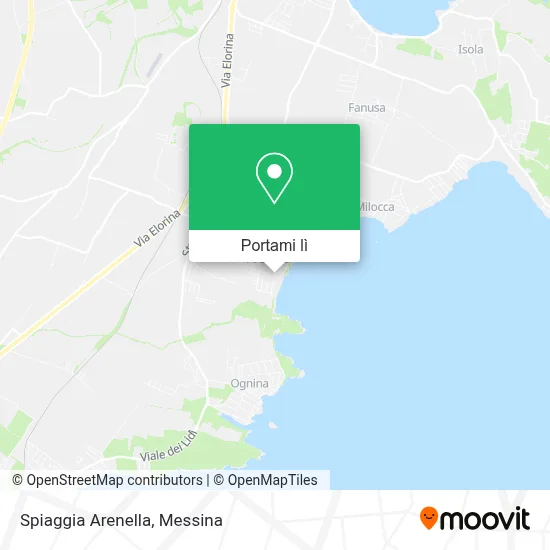 Mappa Spiaggia Arenella