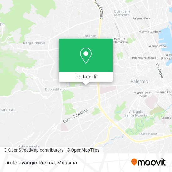 Mappa Autolavaggio Regina