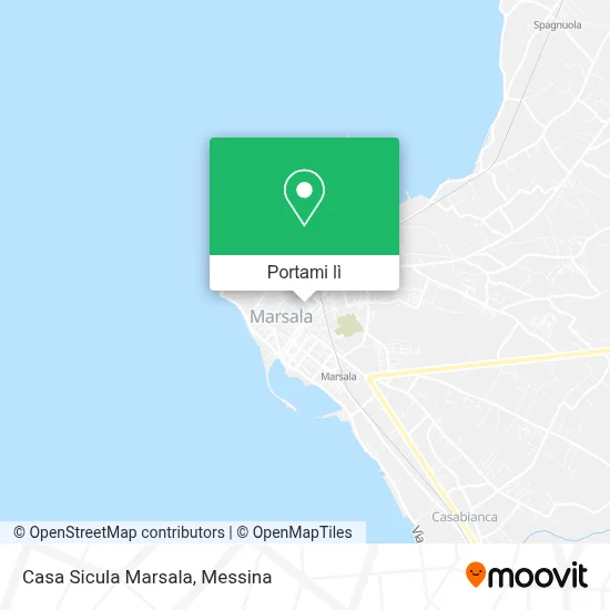 Mappa Casa Sicula Marsala