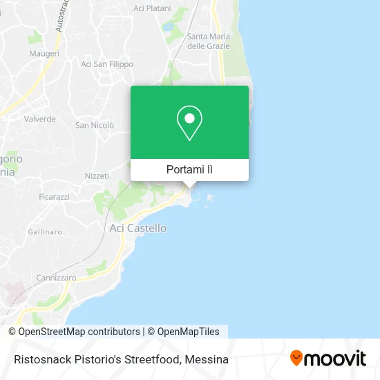 Mappa Ristosnack Pistorio's Streetfood