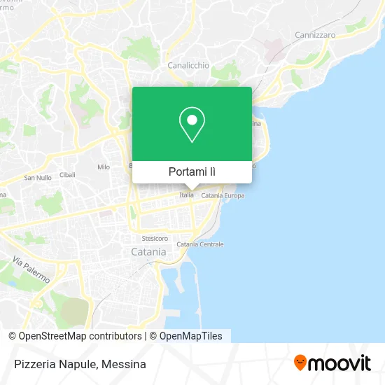 Mappa Pizzeria Napule