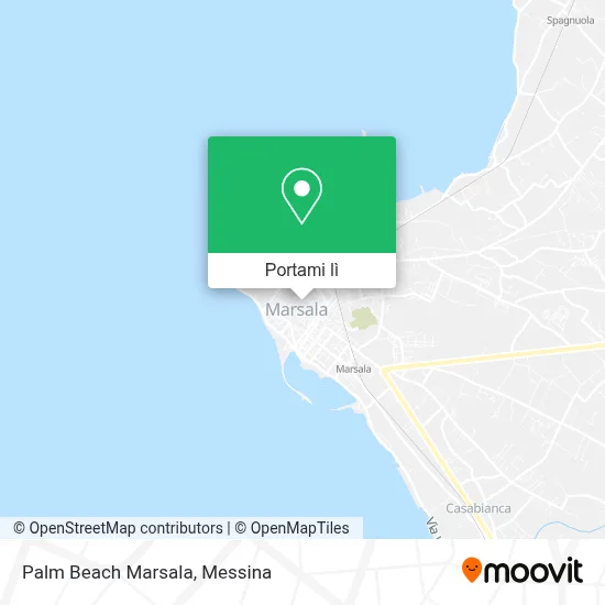 Mappa Palm Beach Marsala