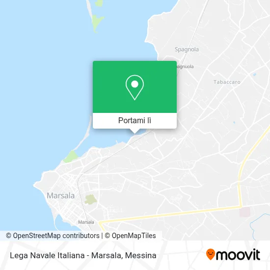 Mappa Lega Navale Italiana - Marsala